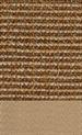 Sisal Salvador bronze 064 tæppe med kantbånd i beige 002